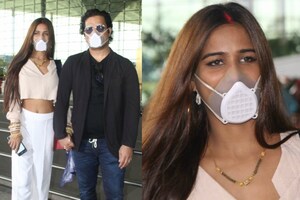 PICS: Poonam Pandey & Sam Bombay Leave For Their Honeymoon