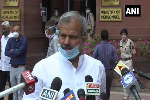 File photo of Delhi BJP chief Adesh Gupta.