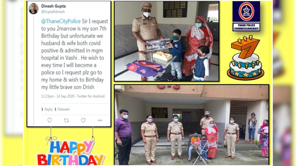 Maharashtra Cops Celebrate 7-year-old Boy's Birthday as Parents Get Treated for Covid-19