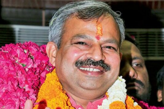 File photo of Delhi BJP president Adesh Verma.