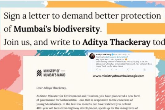 Screen grab of the petition to Aaditya Thackeray, started by Mumbai Magic.
