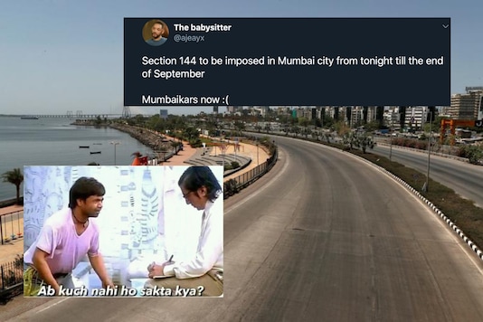 Mumbaikars  flooded the internet with memes after announcement of Section 144 in Mumbai | Image credit: Reuters/Twitter 