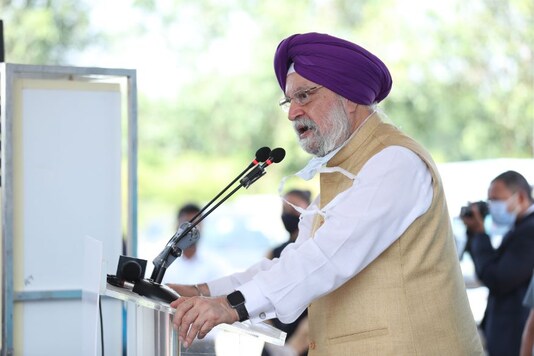 Civil Aviation Minister Hardeep Singh Puri addresses during the inauguration of General Aviation Terminal, in New Delhi. (Image: Special Arrangement)