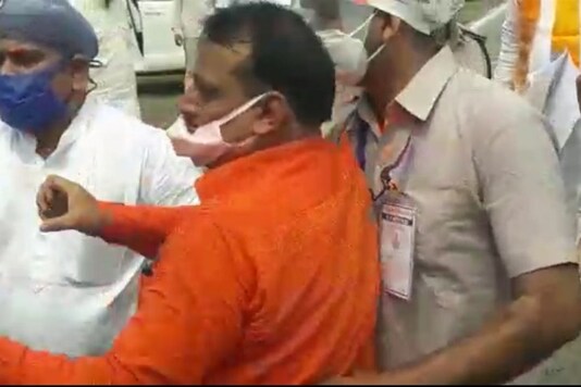 BJP corporator Om Agrawal. (Image: News18)