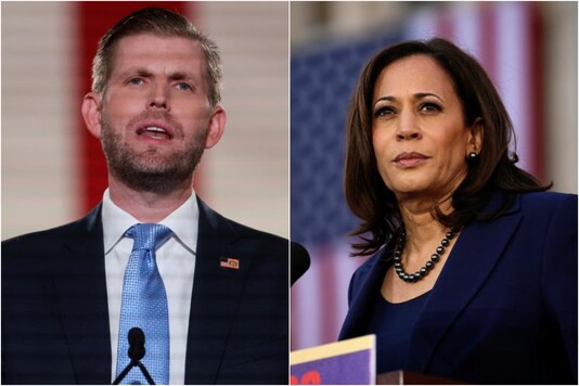 Eric Trump tailored his speech to the hot-button issues for Indian Americans. Eric Trump tailored his speech to the hot-button issues for Indian Americans.