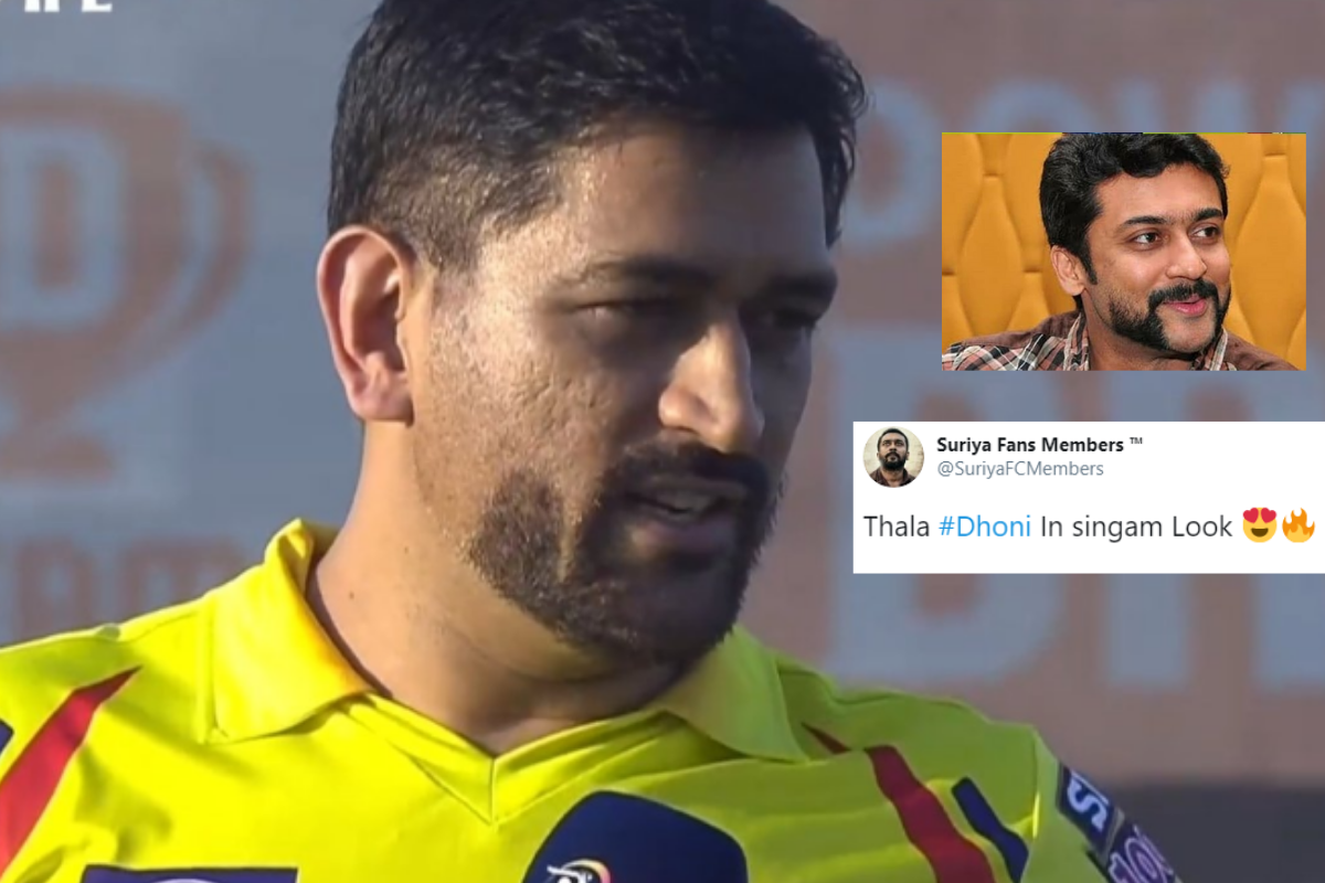 Singam, is That You?': Dhoni Rocks a New Beard Look in IPL 2020 ...