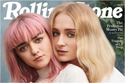 Maisie Williams and Sophie Turner
