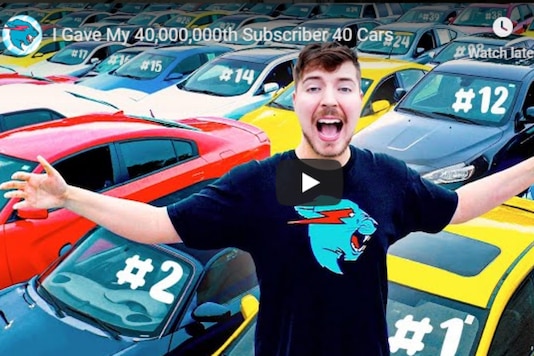 YouTuber MrBeast Celebrates 40 Million Subscribers by Giving Away 40 Cars to a Fan. But There's a Catch