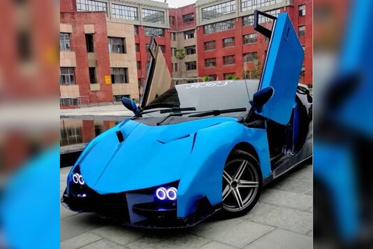 This Home Modified Lamborghini Veneno Is Actually A Maruti Suzuki Eeco Underneath