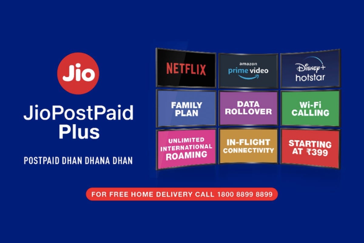 Jio Postpaid Plus New Plans From Rs 399 With Free Netflix Amazon Prime Disney Plus Hotstar
