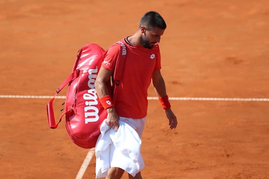 Damir Dzumhur's image from Adria Tour. (Photo Credit: Reuters) Damir Dzumhur's image from Adria Tour. (Photo Credit: Reuters)