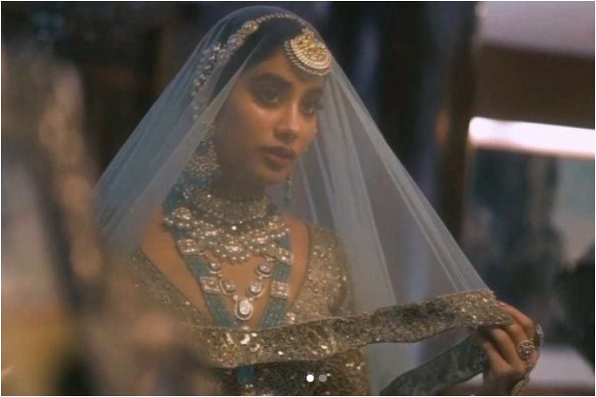 Janhvi Kapoor Can Hear The Shehnai As She Turns Into Mughal Era Bride For Manish Malhotras 1547