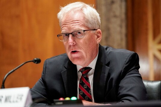 Pentagon chief Christopher Miller. REUTERS/Joshua Roberts/Pool

