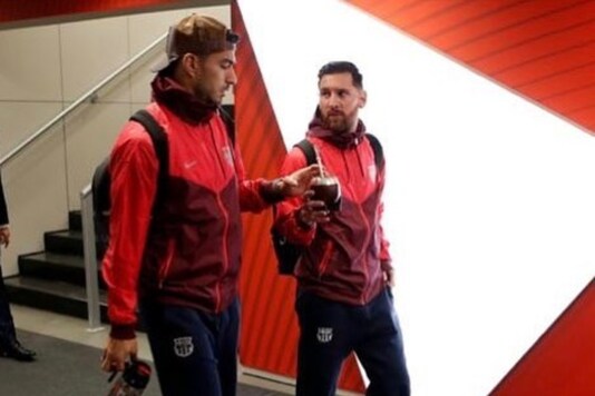 Lionel Messi wrote a note for Luis Suarez. (Photo Credit: Messi Instagram)