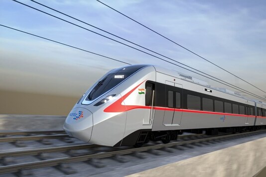 First look of RRTS (Regional Rapid Transit System) train. (ANI)