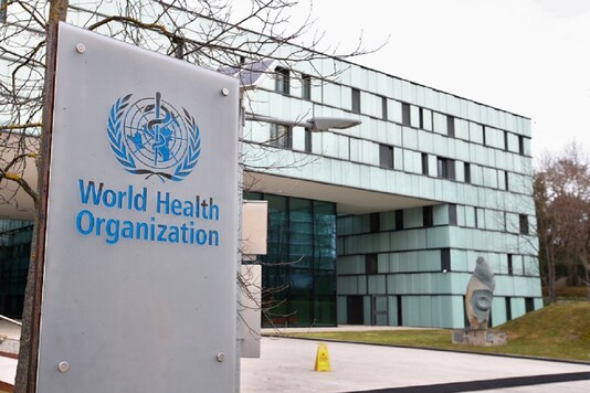 A logo is pictured outside a building of the  World Health Organization (WHO). (File photo/Reuters)