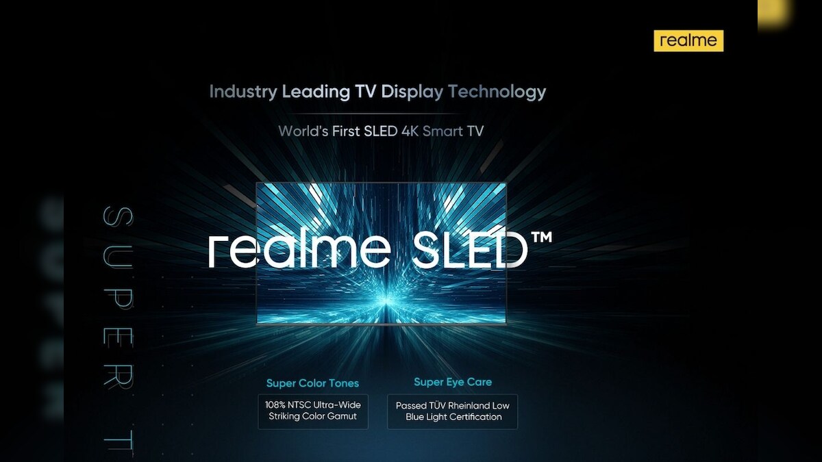 Realme Teases New SLED 4K Smart TV, Coming Soon to India