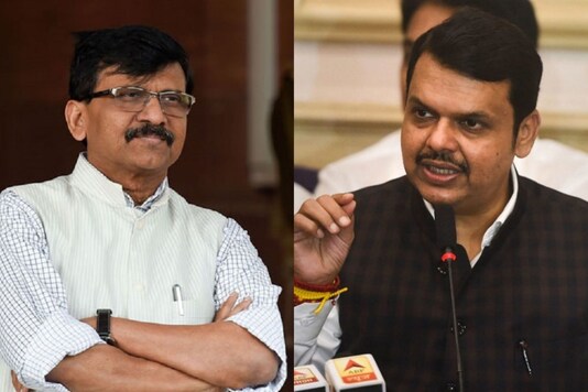 Devendra Fadnavis and Sanjay Raut.