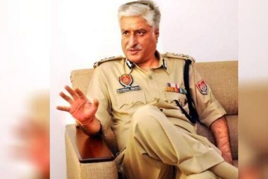Former DGP Sumedh Singh Saini. (Image credits: Punjab News18)