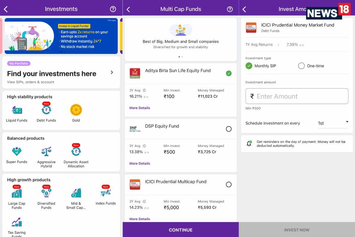 Phonepe Now Has More Mutual Fund Investment Options Minimum Investments From Rs 100