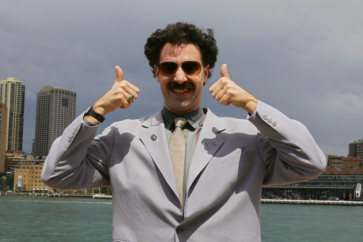 Sacha Baron Cohen Rumored to Bring Back His Most Iconic and Offensive Ali G Alter Ego That Might Ruffle a Few Feathers 3 Sacha Baron Cohen as Borat