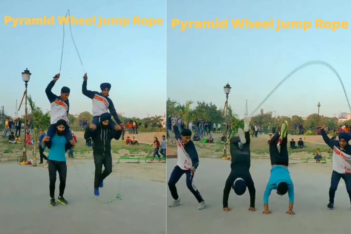Delhi Man Who Set World Record With Roller Skate Skips is Back With a Jaw-dropping Jump Rope Stunt