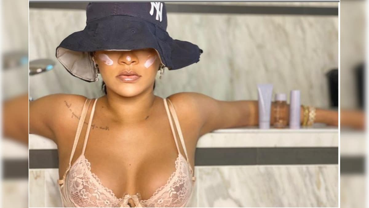 Rihanna Shares a Sunbathing Snapshot with a Sarcastic Caption