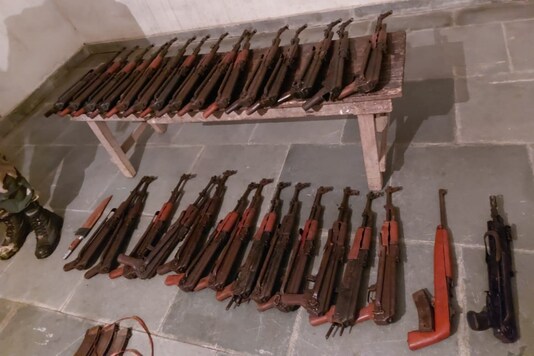 BSF seize a huge cache of arms in Mizoram BSF seize a huge cache of arms in Mizoram