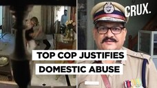 MP Cop Caught On Camera Thrashing His Wife, Refuses To Apologise