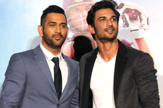 MS Dhoni and Sushant Singh Rajput