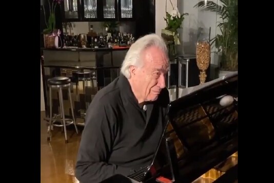 Social media was overwhelmed at Carlos finally being able to play the piano. 