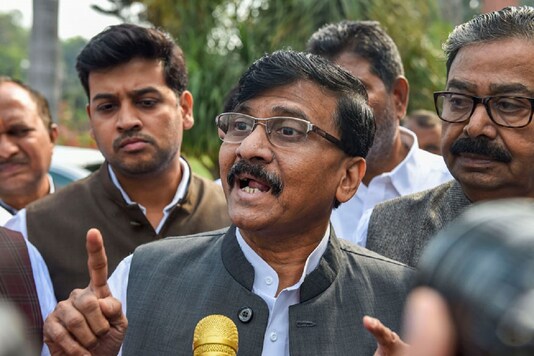 Shiv Sena MP Sanjay Raut. (File photo: PTI)