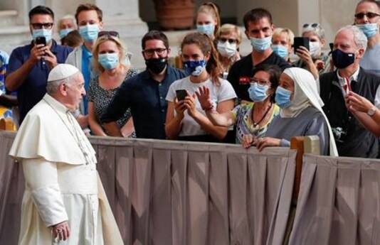 Pope All Smiles At First Public Audience In 6 Months, Prays For Lebanon