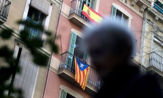 Train Lines Vandalised In Catalonia Ahead Of Pro-independence Rallies