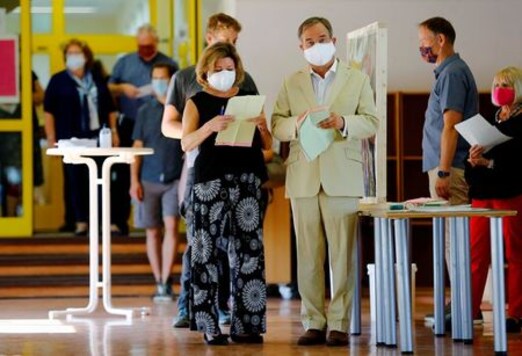 GERMANY-POLITICS:Would-be Merkel successor Laschet emboldened by local election win