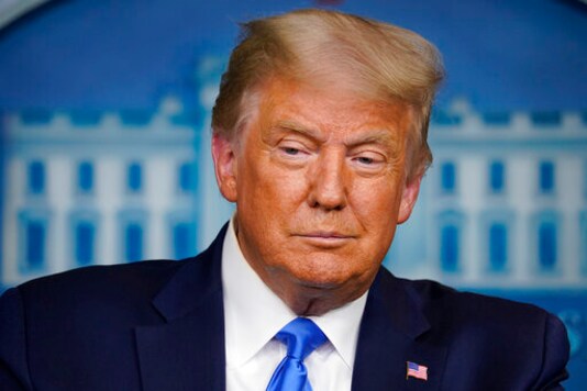 President Donald Trump speaks during a news conference in the James Brady Press Briefing Room of the White House Wednesday, Sept. 23, 2020, in Washington. (AP Photo/Evan Vucci)