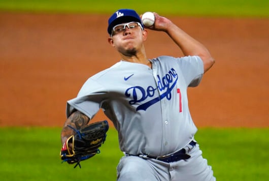 Los Angeles Dodgers starting pitcher Julio Urias works against the Colorado Rockies during the third inning of a baseball game Thursday, Sept. 17, 2020, in Denver. (AP Photo/David Zalubowski) Los Angeles Dodgers starting pitcher Julio Urias works against the Colorado Rockies during the third inning of a baseball game Thursday, Sept. 17, 2020, in Denver. (AP Photo/David Zalubowski)