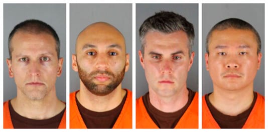 FILE - This combination of photos provided by the Hennepin County Sheriff's Office in Minnesota on Wednesday, June 3, 2020, shows from left, former Minneapolis police officers Derek Chauvin, J. Alexander Kueng, Thomas Lane and Tou Thao. The trial of the four former officers charged in the death of George Floyd is expected to generate massive public interest when it begins in March. Supporters of audio and visual coverage of the trials say the high-profile nature of Floyd's death and recent courtroom restrictions due to the COVID-19 pandemic make this the right time to allow cameras in court.(Hennepin County Sheriff's Office via AP)
