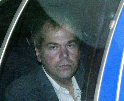 FILE - In this Nov. 18, 2003, file photo, John Hinckley Jr. arrives at U.S. District Court in Washington. Hinckley, who tried to assassinate President Ronald Reagan may soon get the most freedom he's had since since the shooting outside a Washington hotel in 1981. A lawyer for Hinckley Jr. and U.S. attorneys are discussing a possible agreement that would substantially reduce the conditions of Hinckley's release from a mental hospital in 2016, according to federal court hearing on Wednesday, Sept. 23, 2020.  (AP Photo/Evan Vucci, File)
