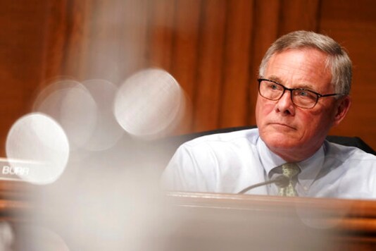 File-Sen. Richard Burr, R-N.C., listens during a Senate Health, Education, Labor and Pensions Committee hearing, Tuesday, June 23, 2020 on Capitol Hill in Washington.   A fourth congressional hearing this year on how to allow college athletes to earn money off their names, images and likenesses came Tuesday, Sept. 15, 2020, with a stern warning from one senator. I think this is a huge mistake,  Burr, said of athletes profiting from NIL.  (Greg Nash/Pool via AP, File)