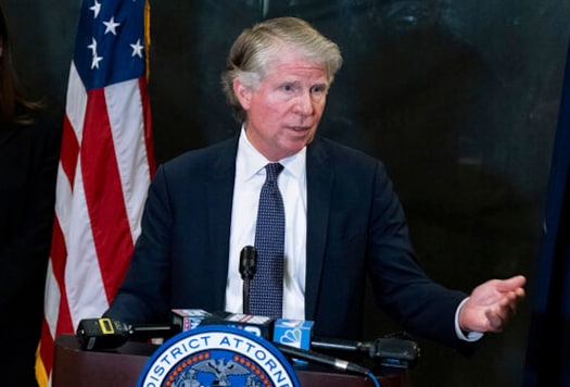 FILE - In this Monday, Feb. 24, 2020, file photo, Manhattan District Attorney Cyrus Vance Jr., speaks at a news conference in New York. A federal appeals court is set to hear arguments Tuesday, Sept. 1, 2020, in President Donald Trumps latest attempt to prevent Vance from getting his tax returns. (AP Photo/Craig Ruttle, File)