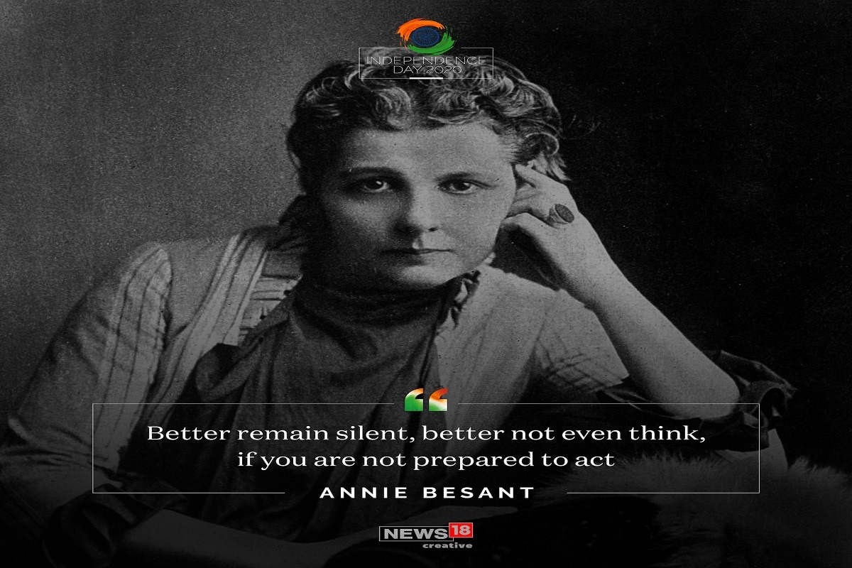 Annie Besant 173rd Birth Anniversary: Inspiring quotes by the Indian ...