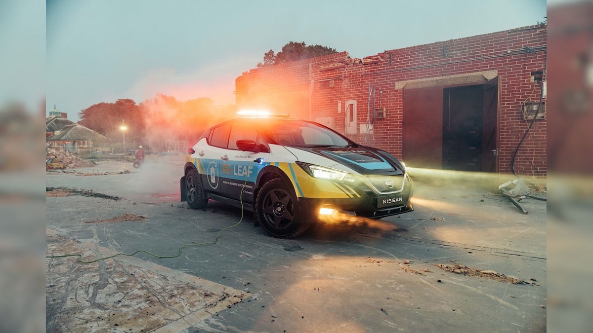 Meet the Nissan Leaf EV Prototype That Can Produce Electricity for an Emergency Response