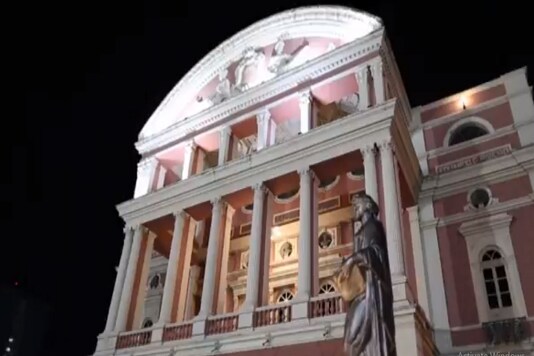 The famous Amazonas theater in Manaus. (Credit: AFP) The famous Amazonas theater in Manaus. (Credit: AFP)