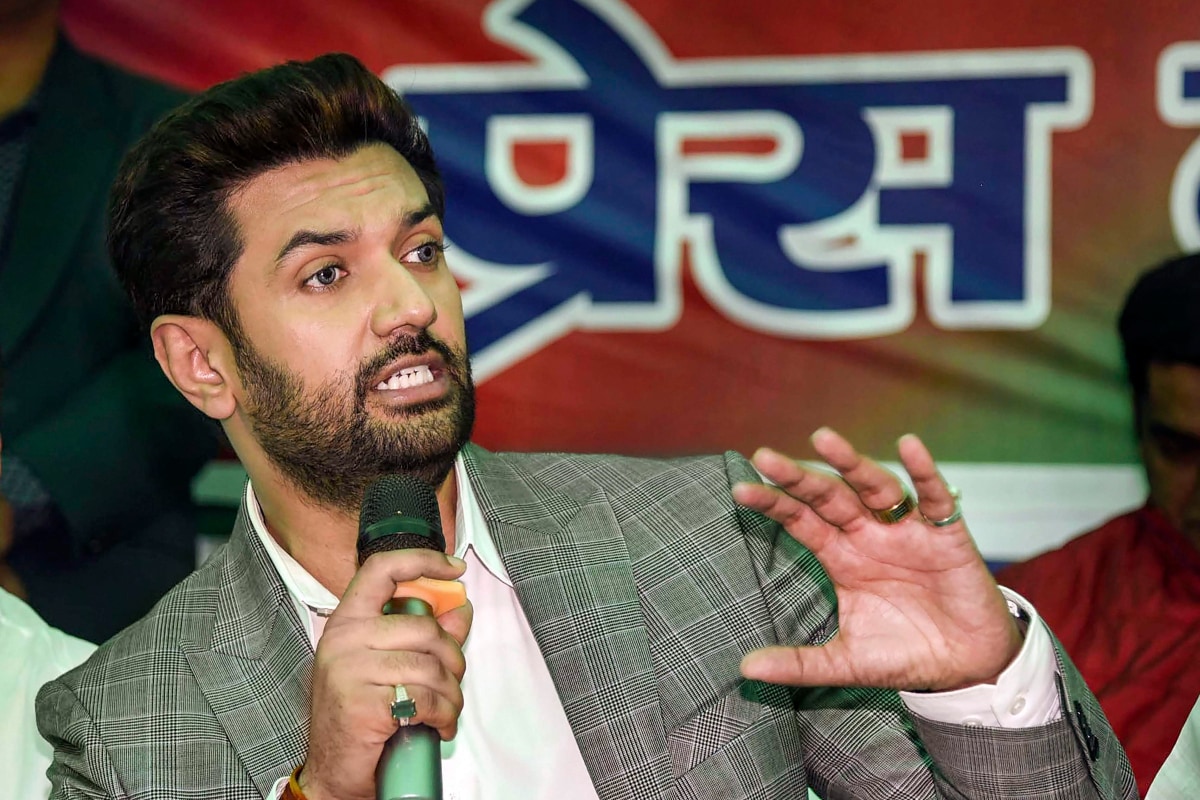 Chirag Paswan's LJP to go Solo in Bihar Amid Rift With Nitish Kumar, Promises Post-Poll Alliance with BJP