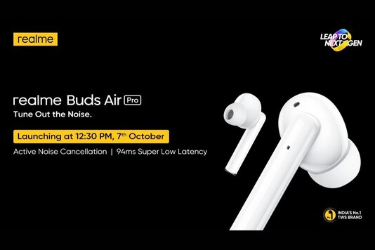 Realme Buds Air Pro and Realme Buds Wireless Pro will launch on October 7