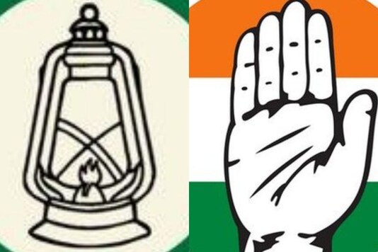 RJD Congress logos.