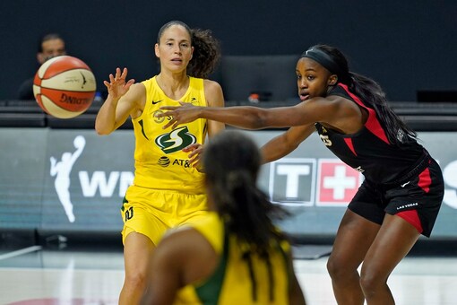 Sue Bird broke Nikki Teasley's 2002 record, which was equalled by Diana Taurasi in 2014. (Photo Credit: AP)