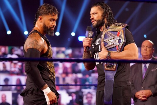 Roman Reigns (R) and Jey Uso (Photo Credit: WWE)