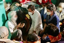 Rahul & Priyanka Gandhi Reach Hathras Victim's Home, Meet Her Family
